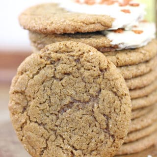 These Gingerbread Cookies will get you feeling festive and make your Christmas Cookie Exchange clamor for the recipe! Given to me by a family friend, they have won three cookie competitions in less than 10 years!